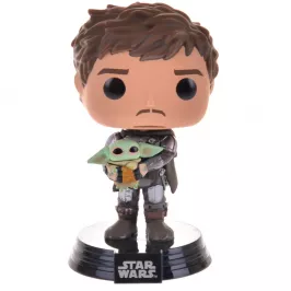 Фигурка Funko POP! Star Wars: The Mandalorian with Grogu 461 картинка 346981 - МосИгра
